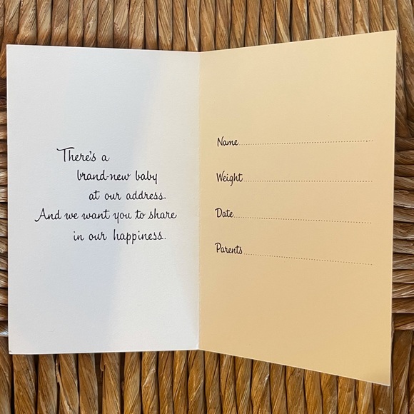 Vintage 50’s baby announcement cards- set of 10 by Card Masters - Picture 2 of 3